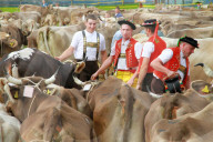 Appenzeller Bauern in Tracht