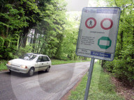Unbewachter Grenzübergang bei Schaffhausen, Zoll, 2005