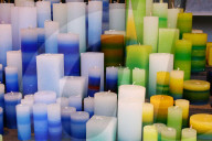 Bunte Kerzen