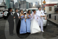 Hochzeitspaar  Skyline  New York City