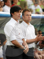 Fussball Euro 2008 Deutschland - Tuerkei Joachim Loew und Hans Dieter Flick (Deutschland)