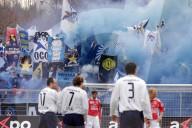 Super League 2003/04: FC Aarau - FC Zürich; Zürcher Fans vor dem Spiel