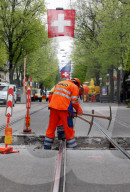 Bauarbeiter Stadt Zürich
