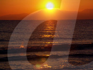 Sonnenuntergang bei Side, Türkei, 2005
