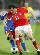 Fussball Schweiz - Liechtenstein Marco Streller  (Schweiz)