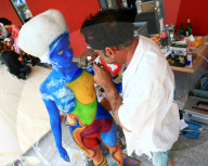 Bodypainting Koerperbemalung