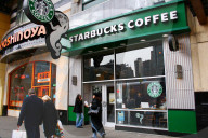 Starbucks Coffee in Manhatten New York
