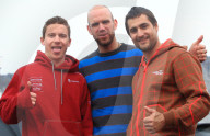 Nevin Galmarini , Simon Schoch und Marc Iselin 