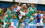 Fussball  Saisonstart Grasshopper Club Zuerich - FC St.Gallen  Nijat Maric,Boris Smiljanic,Philipp Muntwiler