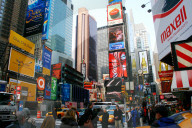 Strassenszene Times Square New York