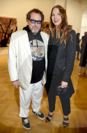 EXKLUSIV - Promis mit Julian Schnabel in der Pace Galerie in London