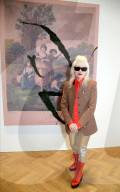 EXKLUSIV - Promis mit Julian Schnabel in der Pace Galerie in London