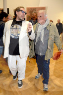 EXKLUSIV - Promis mit Julian Schnabel in der Pace Galerie in London