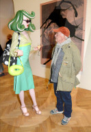EXKLUSIV - Promis mit Julian Schnabel in der Pace Galerie in London
