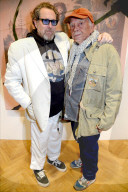 EXKLUSIV - Promis mit Julian Schnabel in der Pace Galerie in London
