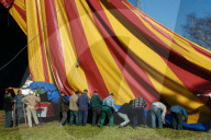 Circus Nock, Zeltabbau