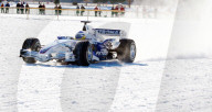 Formel 1 Star Nick Heidfeld GER auf Schnee in St.Moritz