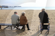 Rentner machen Urlaub /Mallorca 