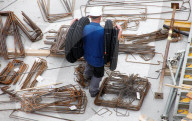 Arbeiter Baustelle Bauwirtschaft 