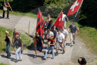 Neonazis an der Bundesfeier auf dem Rütli 