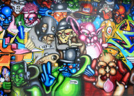 Wandmalerei Kunst Graffiti