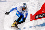 FIS Snowboard Weltmeisterschaft Parallel Slalom  Arosa Simon Schoch SUI