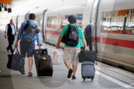 ICE Schnellzug der Deutschen Bahn