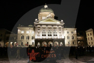 Anti-WEF-Demo vor dem Bundeshaus, 2005