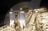 Security-Leute bewachen das Sahlenweidli 2004