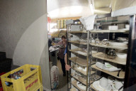 Skigebiet Adelboden/Lenk 2005: Bergrestaurant Sillerenbühl, die Küche