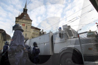 Anti WEF Demo Bern