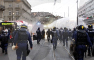 Anti WEF Demo Bern