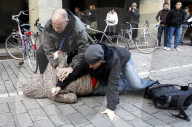 Anti WEF Demo Bern