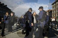 Anti WEF Demo Bern