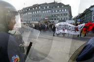 Anti WEF Demo Bern