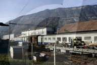 Eisenbahndepot der BLS bei Bönigen