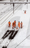 Schneechaos in St. Gallen