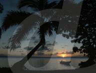 Abenstimmung auf der Insel Fafa
