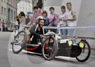 Seifenkisten-Rennen in der St. Galler Altstadt, 2005