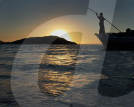 Abenstimmung am Oarsmands Bay, Fidschi