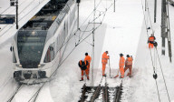 Schneechaos in St. Gallen
