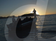 Abendstimmung in Oarsmans Bay auf Fidschi