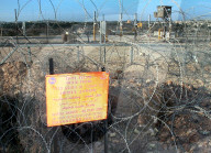 Beginn des Mauerbaus in Daqa sharki, Westjordanland 2003