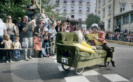 Seifenkisten-Rennen in der St. Galler Altstadt, 2005
