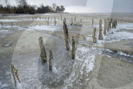 DER BODENSEE HAT EINEN JAHRHUNDERT TIEFST PEGELSTAND