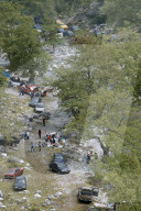 Picknicken am Fluss, Griechenland 2004