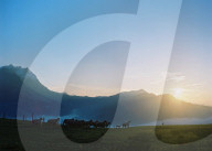 ABENDSTIMMUNG UEBER DEM ALPSTEIN