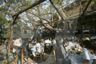 Gartenrestaurant in Nordgriechenland, 2004