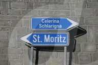 Wegweiser: St. Moritz, Celerina, Schlarigna 2005