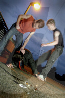 Inszenierte Schlägerei,2004